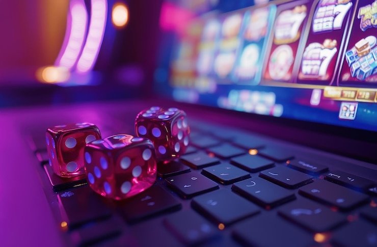 Arena permainan virtual dengan slot, poker digital, dan hiburan interaktif
